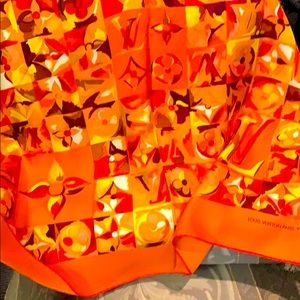 Louis Vuitton silk scarf